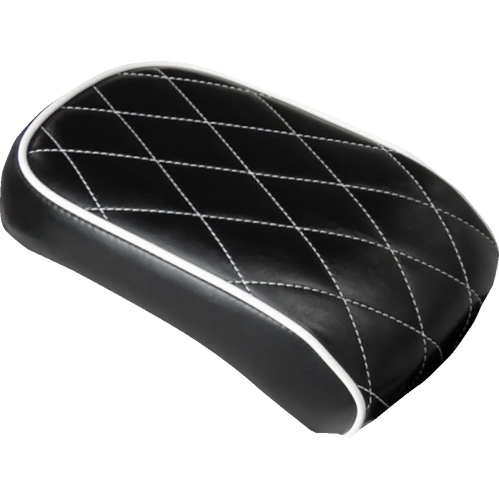 Bare Bones Solo Seat Pillion Pad — 7" wide, Black