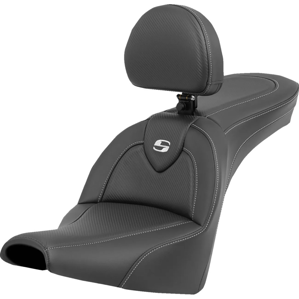 Roadsofa™ Carbon Fiber Seat — 13-1/2" L x 14" W driver, 13" L x 10-1/2" W rear