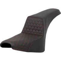 Honeycomb Step-Up Seat — 73.5 cm (29") overall, 26 cm (10-1/4") driver width, Black, Red