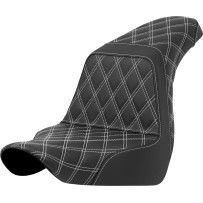 Lattice Stitch Step-Up Seat — 73 cm overall, 36 cm driver, Black