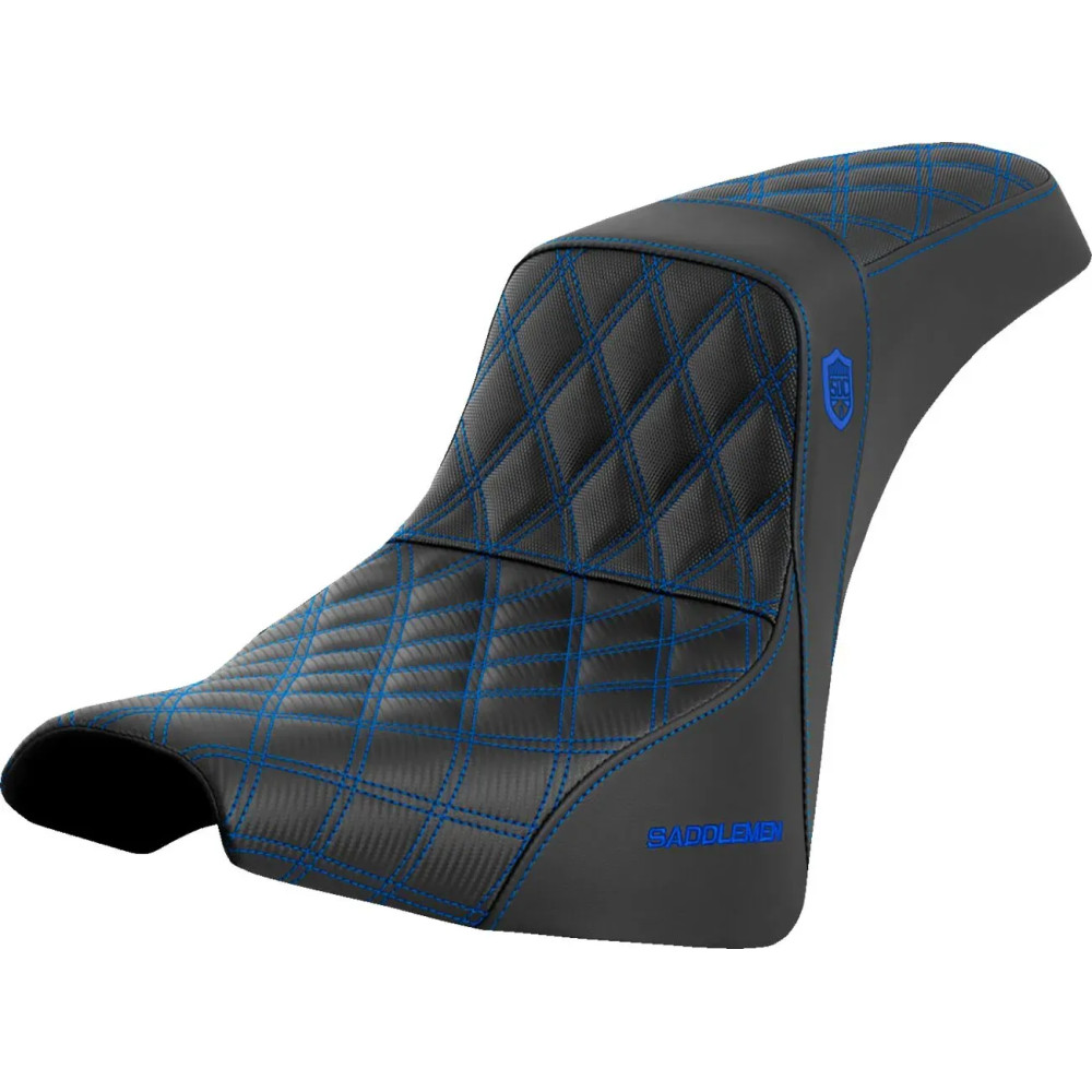 Pro Series SDC Performance Grip Seat — 80 cm (31-1/2"), Black, Blue