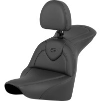 RoadSofa™ Seat — Overall length 30-1/2", Driver width 15", Black
