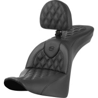 Roadsofa™ Lattice Stitch Seat — 2-Up, Black