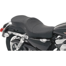 Low-Profile Touring Seat — Overall length 68.5 cm (27"), Driver width 32 cm (12-1/2"), Black