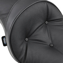 Asiento Touring de Perfil Bajo — Negro, 68,5 cm total, Conductor 40,5×32 cm, 2 plazas