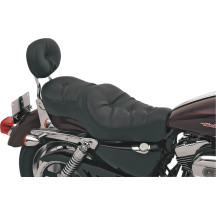 Low-Profile Wide Touring Seat — 68.5 cm (27") overall, 35.5 cm (14") driver width, Black