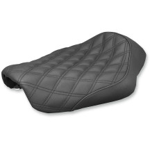 Renegade Lattice Stitch Solo Seat — 40 cm x 32 cm, Black