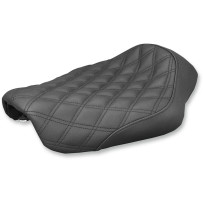 Renegade Lattice Stitch Solo Seat — 40 cm x 32 cm, Black