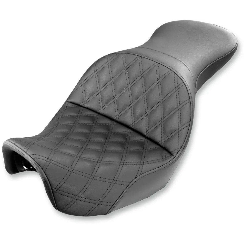 Explorer Lattice Stitch Seat — 73.5 cm length, 2-up, Black