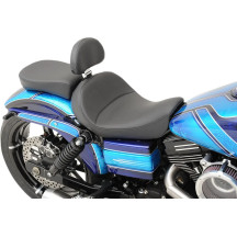 Solo Seat with EZ Glide II™ Backrest Option — Black, 19.5 in length, 13.5 in width, 44 mm thick