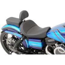 Solo Seat with EZ Glide II™ Backrest Option — Black, 19.5 in length, 13.5 in width, 44 mm thick