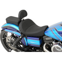 Solo Seat with EZ Glide II™ Backrest Option — Black, 19.5 in length, 13.5 in width, 44 mm thick