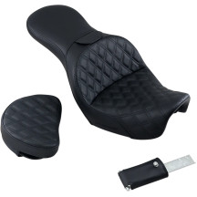 Explorer Seat — Black, 73.5 cm (29"), 2-Up, Fits tank: Standard