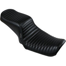 Asiento Cherokee — 2 plazas, Delantero 26.5 cm (10.5"), Trasero 18 cm (7"), Negro