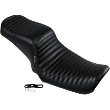 Asiento Cherokee — 2 plazas, Delantero 26.5 cm (10.5"), Trasero 18 cm (7"), Negro