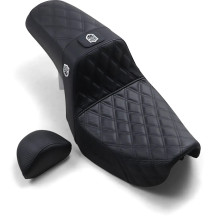 Pro Series SDC Performance Grip Seat — 2-Up, Driver 13" x 11", Rear 12" x 7.5", Black