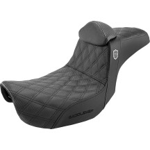 Pro Series SDC Performance Grip Seat — 2-Up, Driver 13" x 11", Rear 12" x 7.5", Black