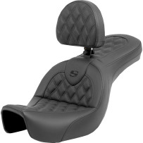 Roadsofa™ Lattice Stitch Seat — Driver 12.5 in L × 14 in W, Black