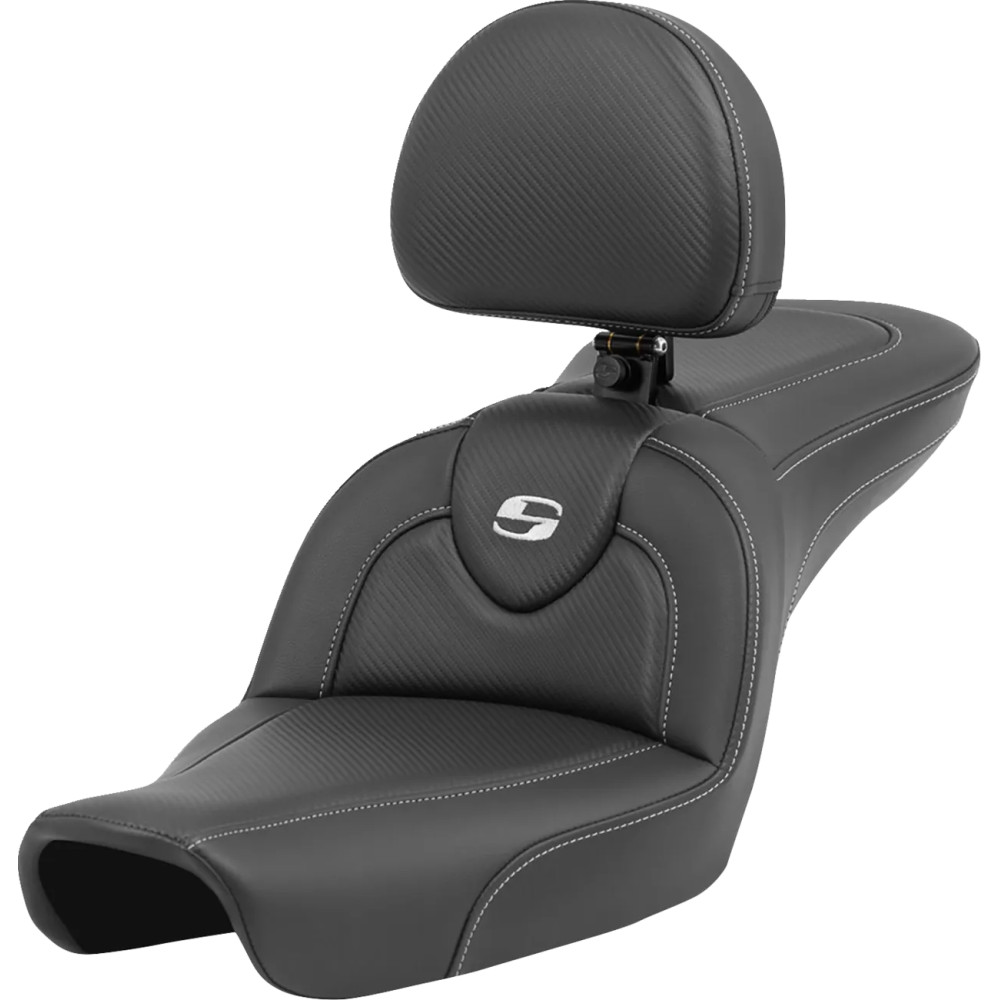 Roadsofa™ Carbon Fiber Seat — Black, 14" x 12-1/2" (driver)
