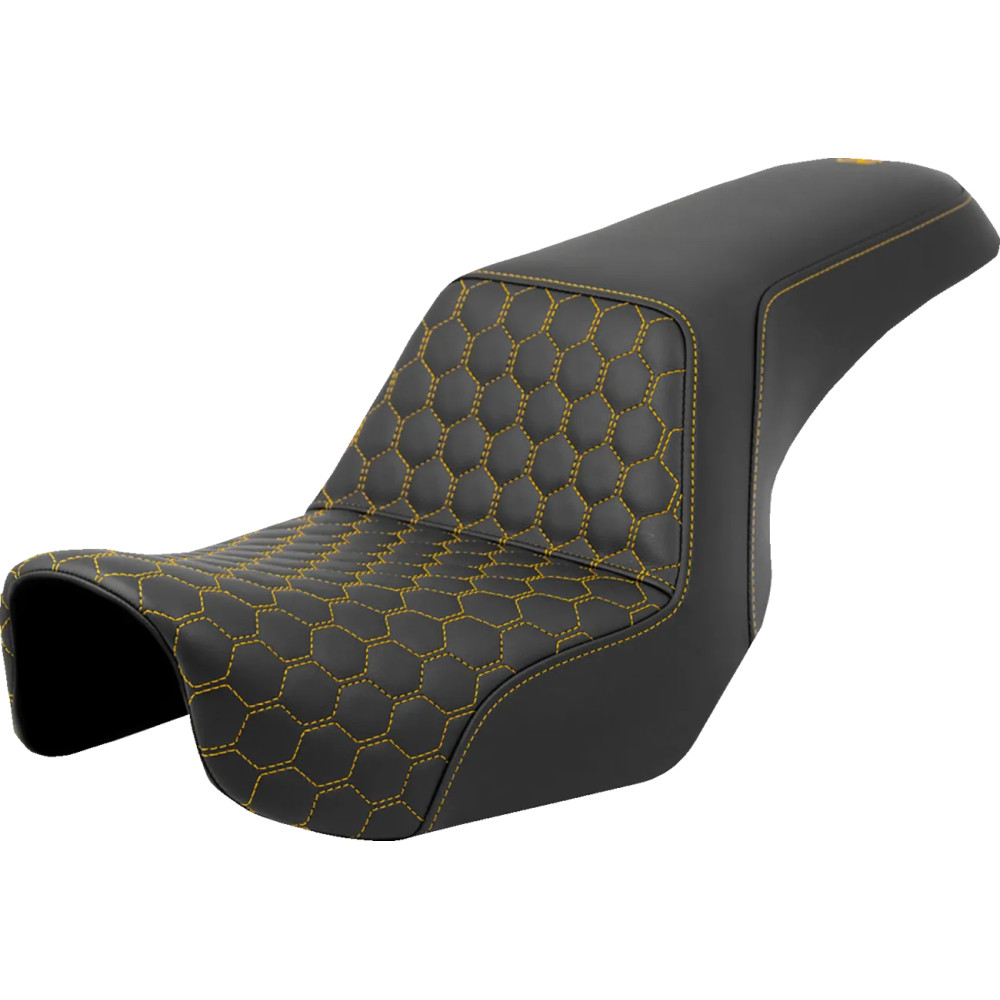 Honeycomb Step-Up Seat — 2-Up, 73.5 cm overall length, Black