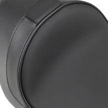 Backrest Compatible Solo Seat — Black, 51 cm overall length, 34.5 cm driver length