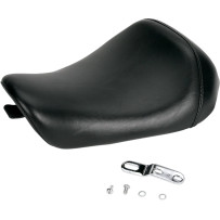 Bare Bones Solo Seat — 10 in L, 12-1/4 in W, fits 17 L tank, Black
