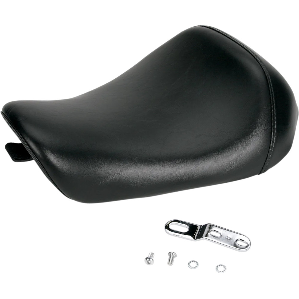 Bare Bones Solo Seat — 10 in L, 12-1/4 in W, fits 17 L tank, Black