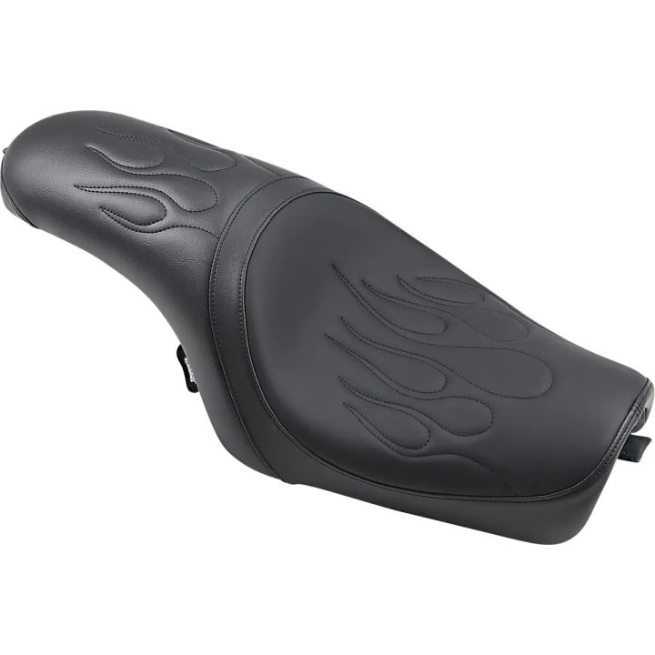 Asiento Predator — Negro, 68,5 cm (27"), 44 mm (1-3/4"), compatible con sissy bars Drag y la mayoría H-D