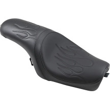 Asiento Predator — Negro, 68,5 cm (27"), 44 mm (1-3/4"), compatible con sissy bars Drag y la mayoría H-D
