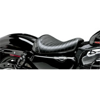 Bare Bones Solo Seat — Black, 35.6 cm (14 in), 29 cm (11.5 in), fits standard tank