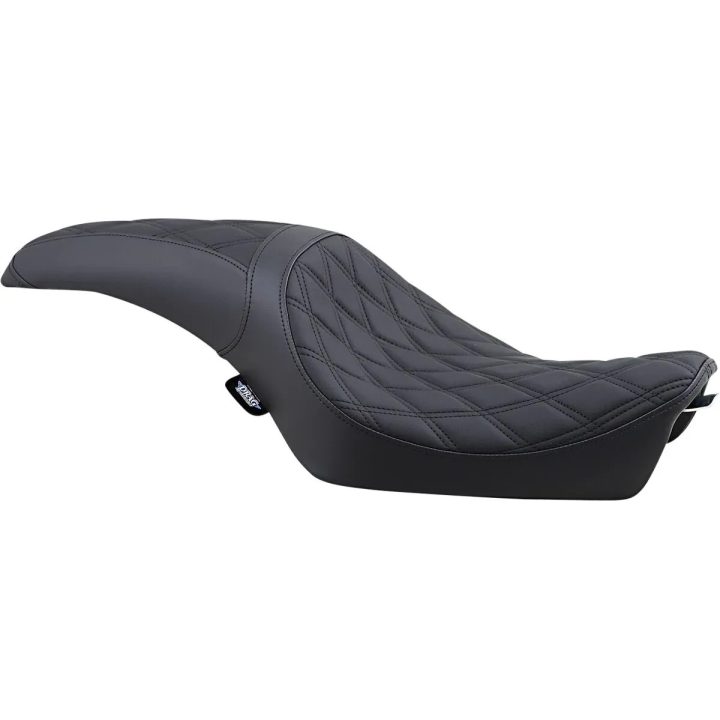 Asiento Predator — Negro, 68,5 cm longitud total, compatible con la mayoría de sissy bars H-D