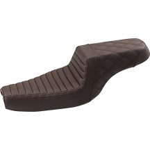 Step-Up Seat — 66 cm (26") overall, driver 35.5 cm (14"), rear 29 cm (11-1/2"), Brown