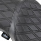 Asiento de vinilo 2 plazas doble — Touring, 67.5 cm longitud total