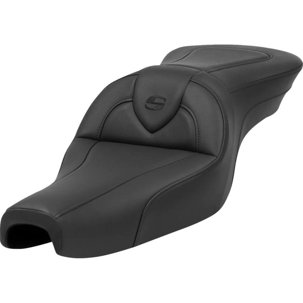 Roadsofa™ Standard Reach Seat — 71 cm (28"), 30.5 cm (12") driver width, fits 12.5 L (3.3 US gal.) tank, Black