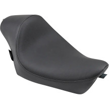 Asiento solo estilo café — 51.5 cm longitud total, compatible con depósitos de 2.1/3.3/4.5 US gal, Negro