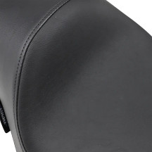 Asiento solo estilo café — 51.5 cm longitud total, compatible con depósitos de 2.1/3.3/4.5 US gal, Negro