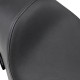 Asiento solo estilo café — 51.5 cm longitud total, compatible con depósitos de 2.1/3.3/4.5 US gal, Negro