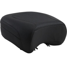 Textured Police Air Ride Seat — Solo, 11.5" rear length, 13.5" rear width, Black