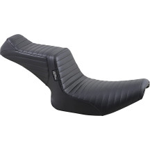 Tailwhip Seat — 2-Up Seat, Driver width 32 cm (12-1/2"), Rear width 19 cm (7-1/2"), Black