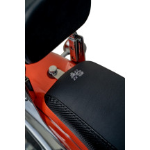 The Drifter Seat — 73.5 cm (29") length, 28 cm (11") driver width, 14 cm (5.5") rear width, Black