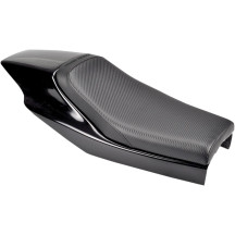 Eliminator Carbon Fiber Solo Seat — 18.75 in L, 9 in W, 31.7 mm thickness, Black