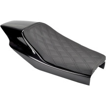 Eliminator Carbon Fiber Solo Seat — 18-3/4 in L, 9 in W, 1-1/4 in thick, Black