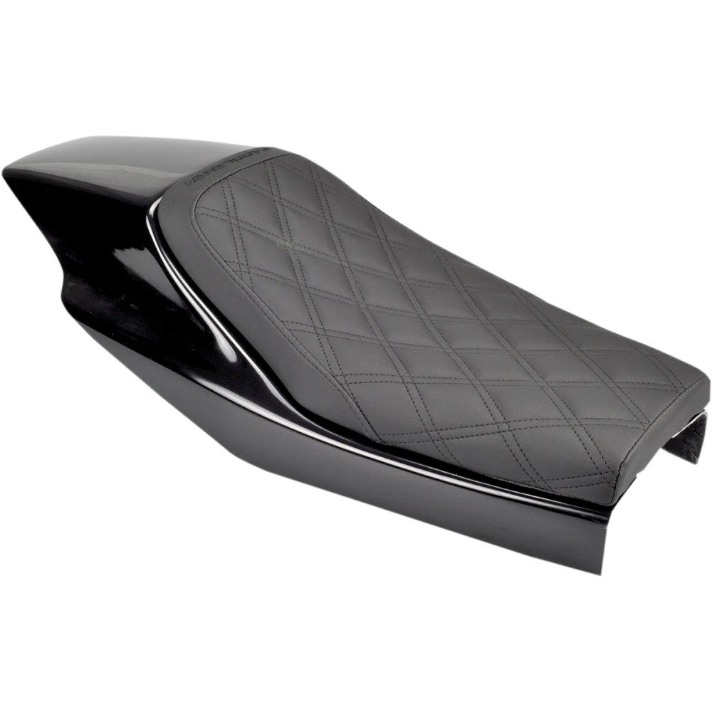 Eliminator Carbon Fiber Solo Seat — 18-3/4 in L, 9 in W, 1-1/4 in thick, Black