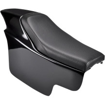 Vintage Solo Seat — 23 cm (9") width, 47.5 cm (18-3/4") length, Black