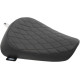 Asiento delantero individual de vinilo — 38 cm (15\") de largo, 25.5 cm (10\") de ancho, negro