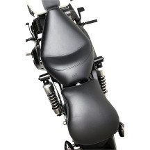 Detachable Pillion — 45 mm height, 25.5 cm length, 23 cm width, Black