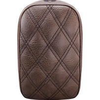 Detachable Pillion Pad — 25.5 cm x 15 cm, Brown