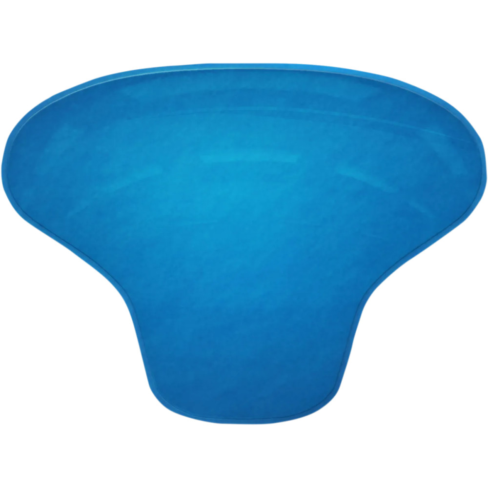 Raw GelCore™ Easy Reach Pad — 29 cm L, 37 cm/13.5 cm W (back/nose), Blue
