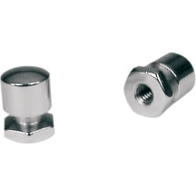 Chrome Seat Bolts and Mounting Nuts — 1/4-20