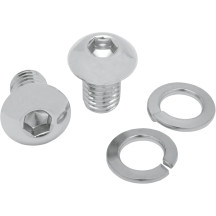 Chrome Seat Bolts and Mounting Nuts — 1/2-13, Pair